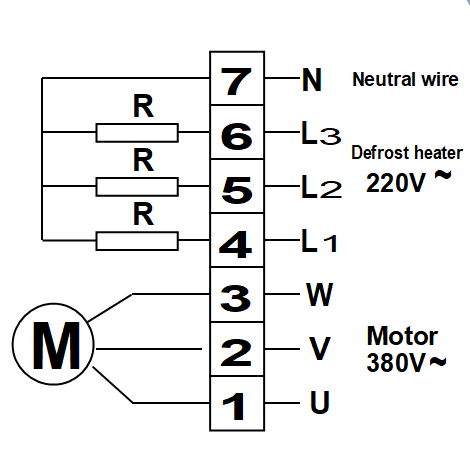 Unit cooler circuit diagram
