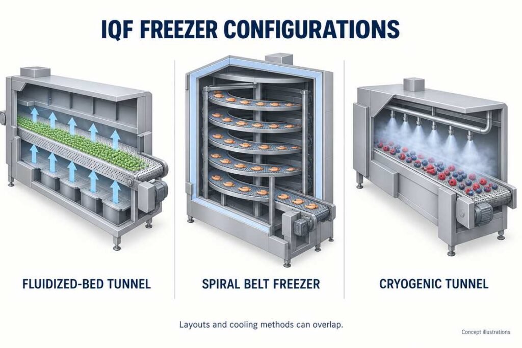 iqf-freezer-types