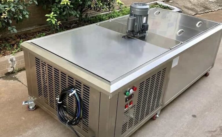 máquina de hacer bloques de hielo - medio