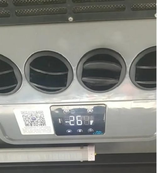 Uscita aria condizionata parcheggio