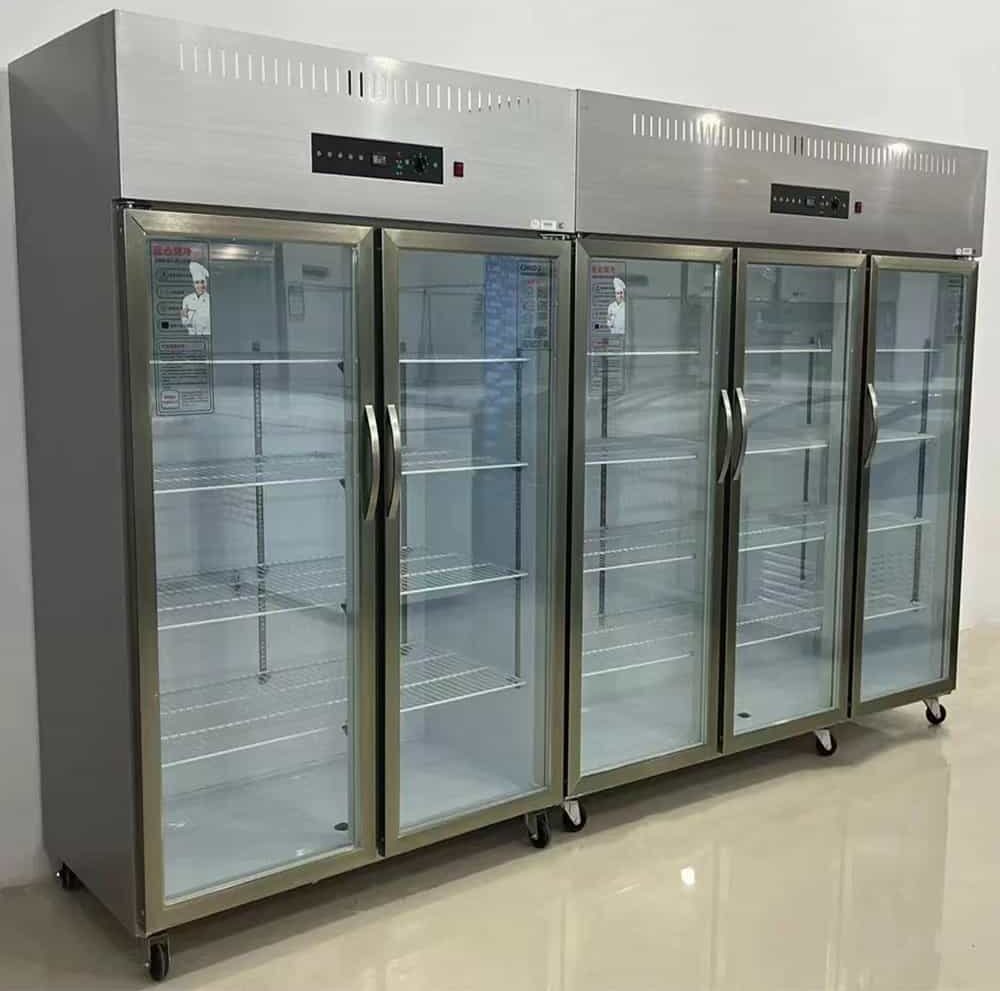 Multiple glass reach-in freezer 01