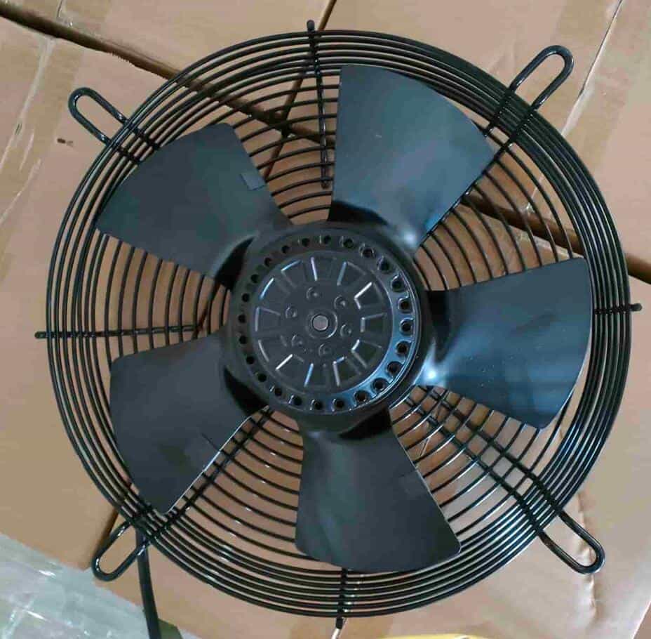 Fan motor and grill