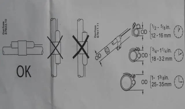 temperature sensor installation