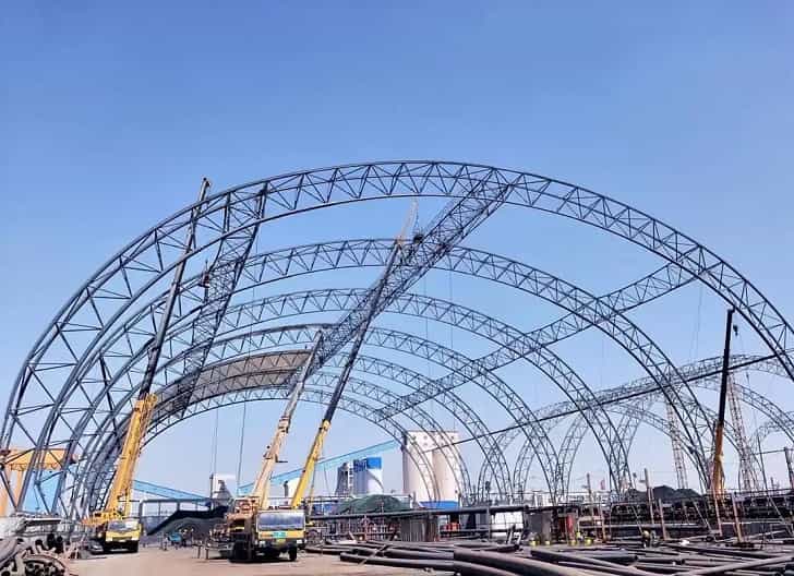 Estructura de acero de armadura