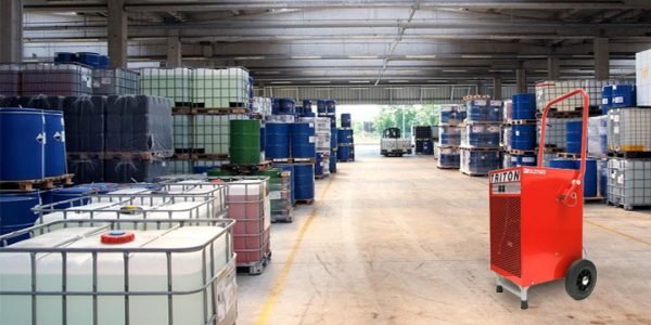 Luftentfeuchter in der Werkstatt