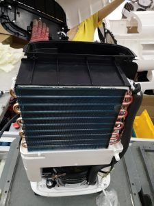 Vista de la estructura del deshumidificador