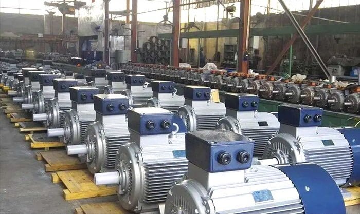 Fábrica de motores eléctricos.