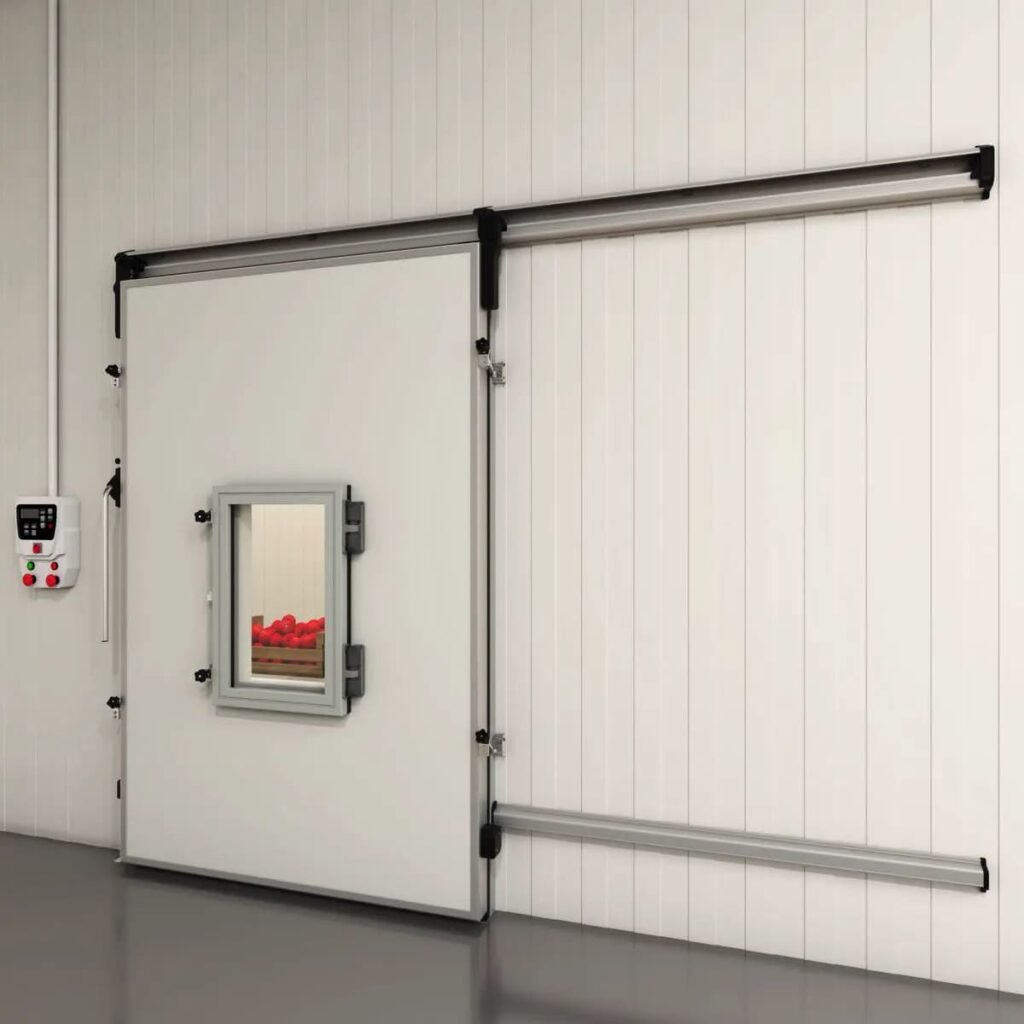 Puerta corrediza industrial