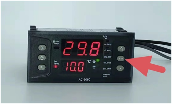 control box set temperature 1