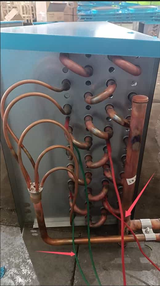 Evaporator electric heat defrost