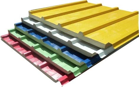 hoja de acero de color