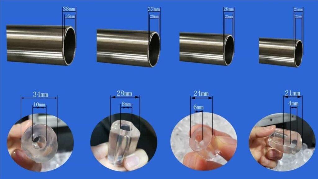 Tamaño del molde de hielo