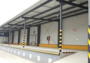 Estrutura de aço da sala fria