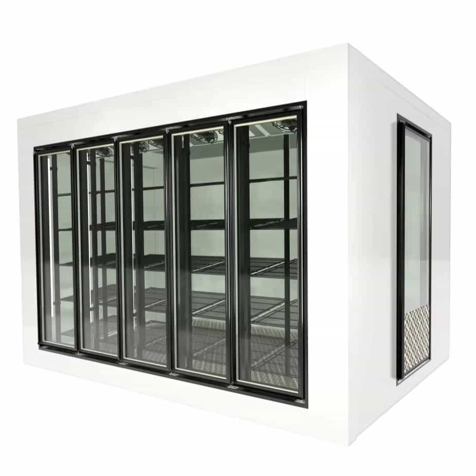 Tiếp cận phía trước tủ đông
